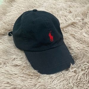 Black Polo Ralph Lauren Dad Hat